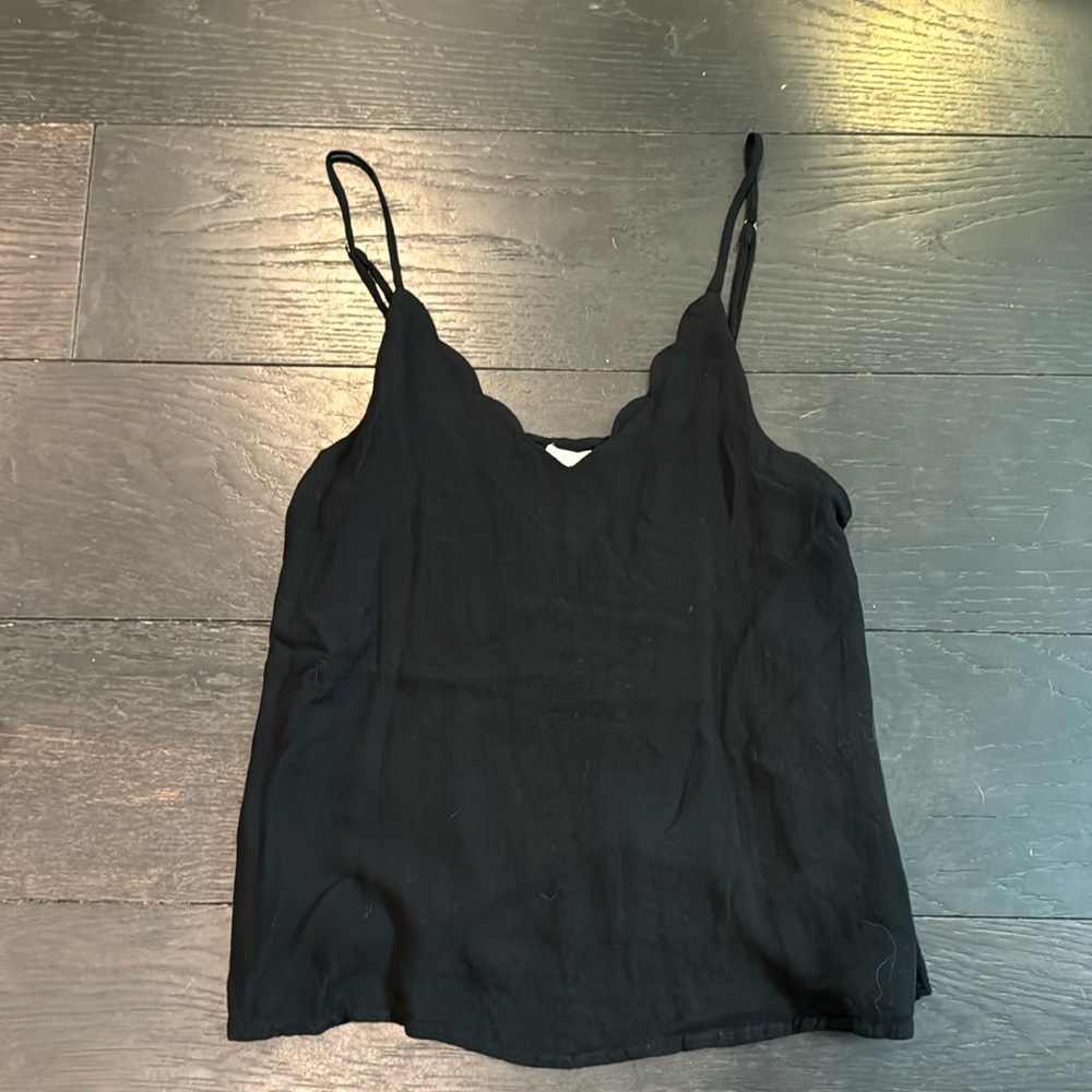 Black Scalloped Alter’d State Top